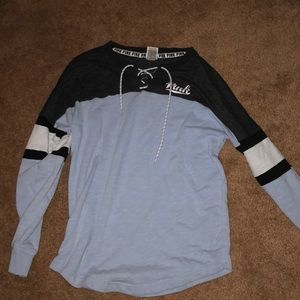 Victoria’s Secret Pink lace up long sleeve